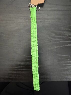 Woven Green Key Lanyard - Unbranded